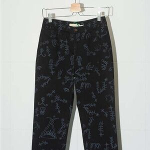 Paloma wool Veneno  Black Patterned Pants